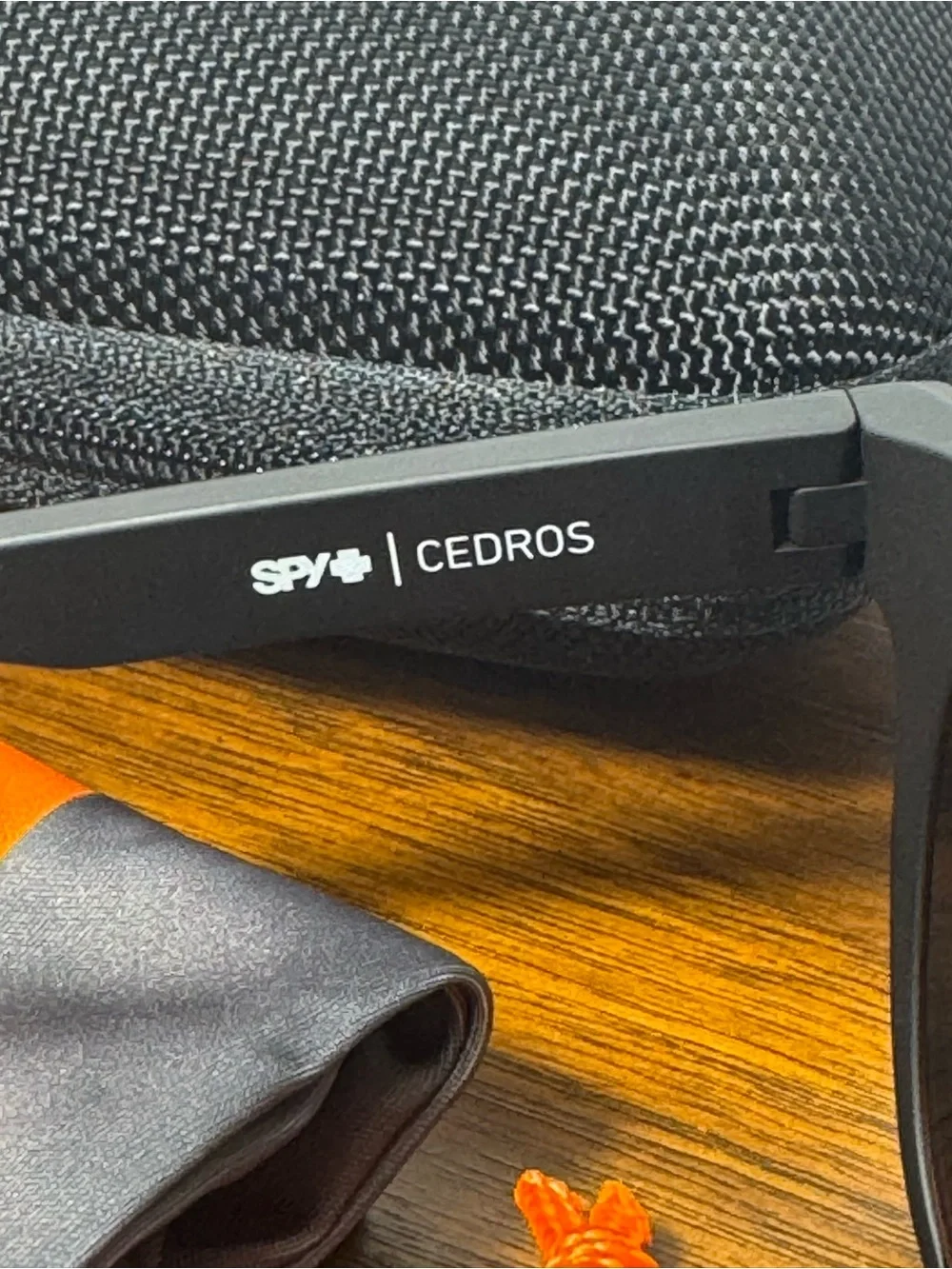 SPY+ Cedros Happy Lens Tech Matte Black Sunglasses w/ Case & Pouch
